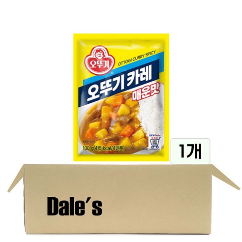 오뚜기 카레 매운맛, 100g, 1개
