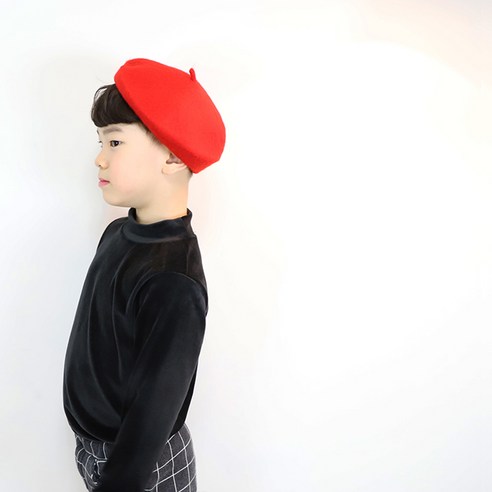 시밀러뷰 베레모 유아동 주니어 남여공용 모자