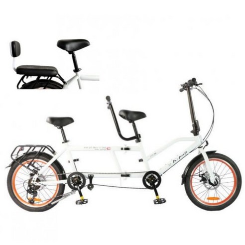 Kokous 접이식 자전거: 가족 여가와 편리한 이동에 이상적인 2인승 3인용 자전거