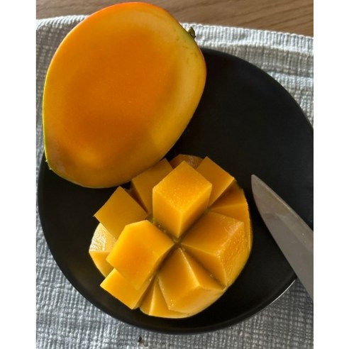 제주애플망고 500g 1kg 2kg 3kg 미니사이즈 특대사이즈 생 애플망고 국내산 산지직송 Apple mango, 대과 2kg, 1개