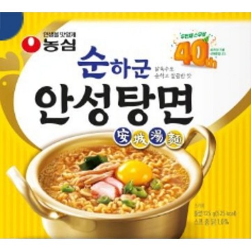 농심 안성탕면 125g, 10개