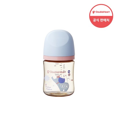 더블하트 모유실감 3세대 PPSU 꿈꾸는코끼리 160ml (S), 1개