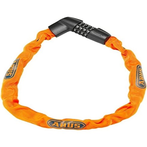 ABUS 체인 잠금 장치 안전 1385/75, 오렌지(Neon Orange), 75cm