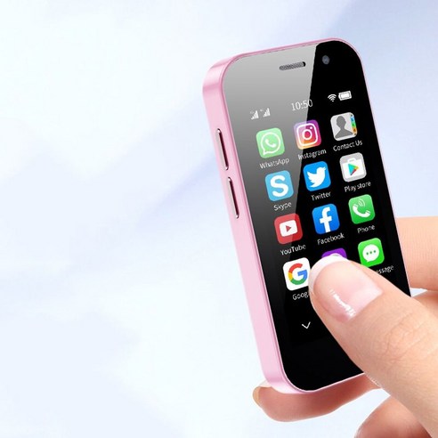 SOYES XS14 초미니 스마트폰 4G LTE 업무폰 사업폰 세컨폰, 기본, Pink 3GB 32GB