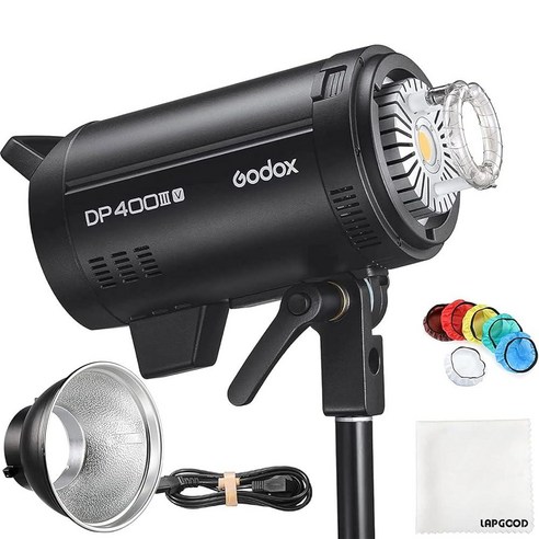 Godox DP400IIIV 스튜디오 플래시 400Ws GN87 5600±200K 2.4G X 시스템 120