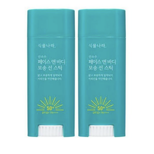 식물나라 산소수 페이스 앤 바디 보송 선스틱 30g, 1개 썬스틱