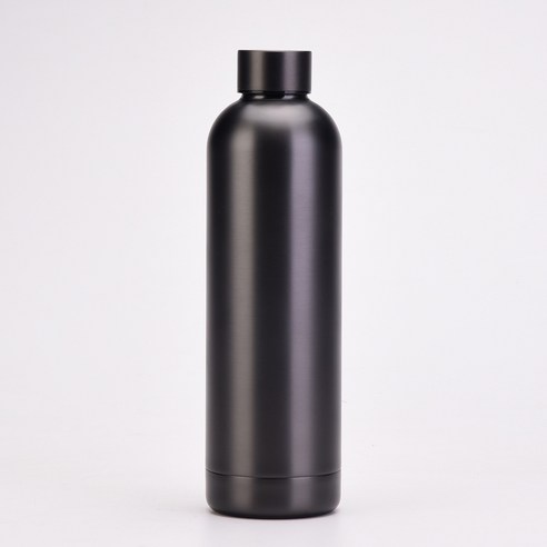 ZZJJC 2단 304 스테인리스 텀블러 물병 750ML 대용량 아웃도어 스포츠 스크럽 물컵, 전기도금 G형