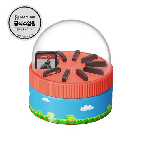 하기비스 닌텐도스위치 OLED 10개 카드보관 칩케이스 회전 게임팩 보관함 SWCB05, 1개, SWCB05 / Black Gold