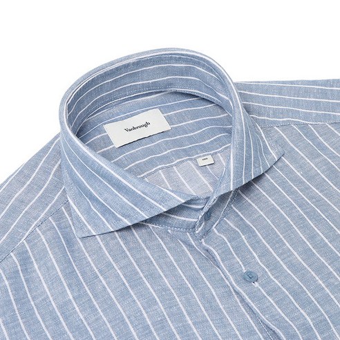 [밴브루 일반핏] BOSSG1-053BU 마린 스트라이프셔츠[주머니없음]