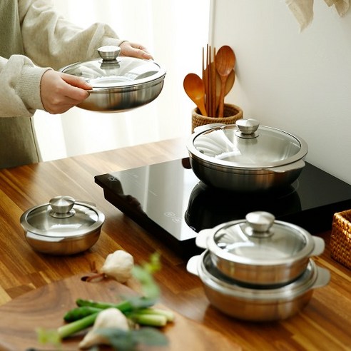 알라딘 미니 냄비-14, 알라딘14:지름15.5cm/전체길이18.5cm/냄비높이5.5cm/뚜껑높이 4cm, 1개