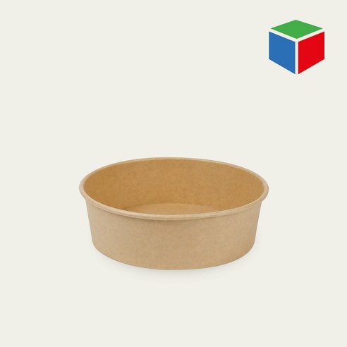 대흥포장주식회사 종이용기 KR-1624 (원형/크라프트) 750ml, 1세트, 300개