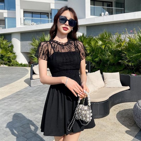 KORELAN 수영복, 986716 블랙, {"사이즈":"XL"}