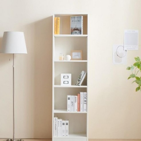 거실서재 아이방책장 낮은책꽂이 5단 1900 5574 공간분리, 그레이