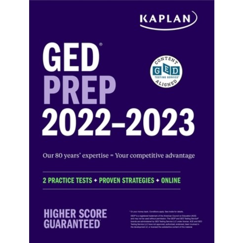 GED Test Prep 2022-2023: 2 Practice Tests + Proven Strategies + Online Paperback, Kaplan Publishing, English, 9781506277325