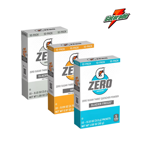 [Gatorade Zero] 게토레이 분말 노슈가 무설탕 제로 이온음료 분말 파우더 10개입 Gatorade Zero Drink Mix 10ct, 30g, 1개