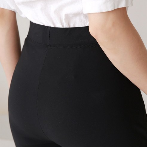 편안함과 세련됨을 겸비한 빅빅몰의 국내생산 히든밴딩 스판 슬림 부츠컷 슬랙스