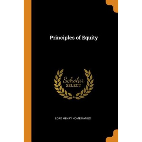 (영문도서) Principles of Equity Paperback, Franklin Classics, English, 9780341796633