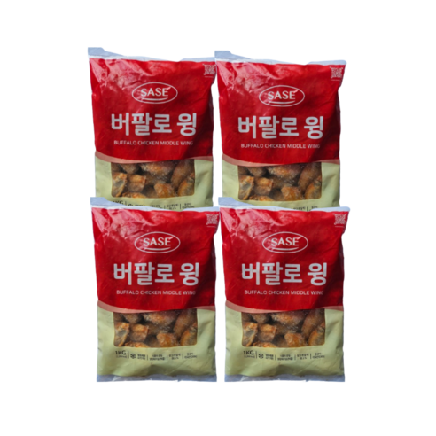 사세 버팔로윙 1kg, 4개 레드체리이마트