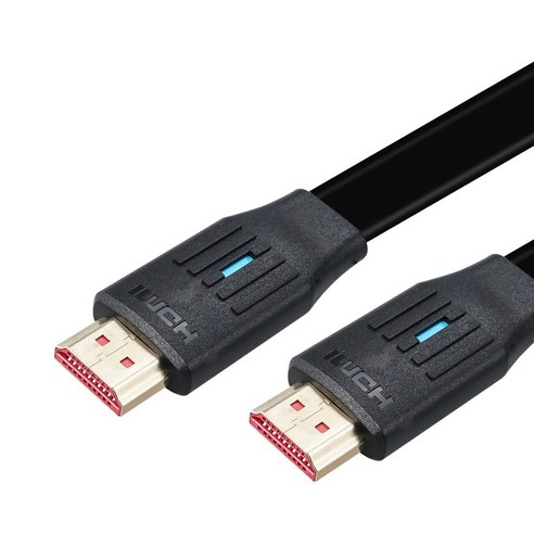 COMS HDMI V2.1 케이블 8K UHD 2m 플랫 타입 XB197, 1개