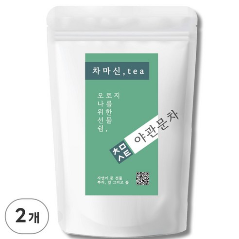 차마신티 야관문차 비수리차 원물 100% 저온가공 무첨가 친환경 PLA 삼각티백, 2개, 1g, 50개입