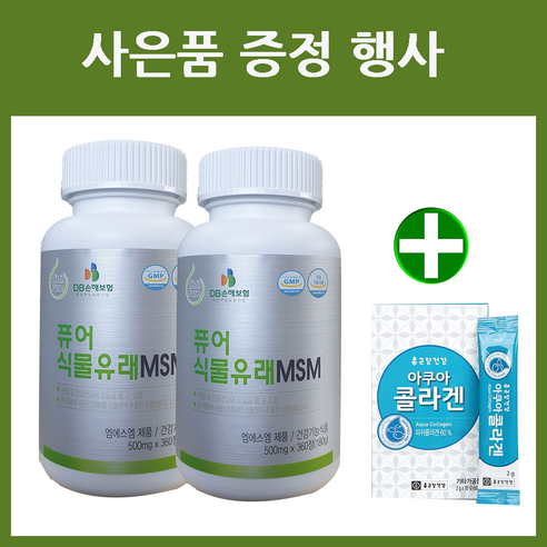 [신제품] MSM 식물성 엠에스엠 2개 엠에스엠 관절 연골 통증