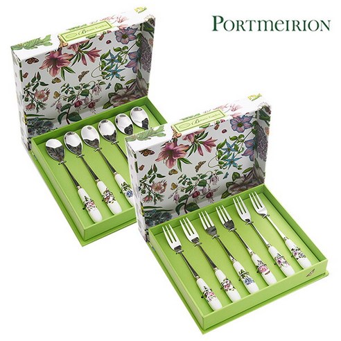 자연의 아름다움을 담은 포트메리온 보타닉가든 티포크&티스푼 세트로 일상 속 작은 행복을 더하세요.