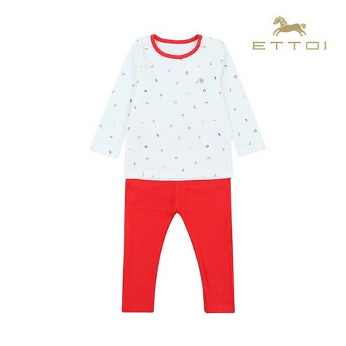 에뜨와 봄 로고투마일웨어 O/WHITE 07O11300103