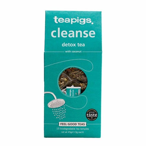 Teapigs 영국 티피그 허브차 클렌징 디톡스티 15티백 x 3팩, 3개, 15개입