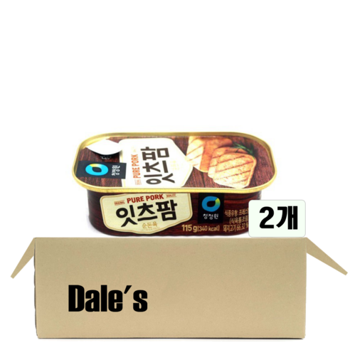 데일즈기획 대상 청정원 잇츠팜, 115g, 2개