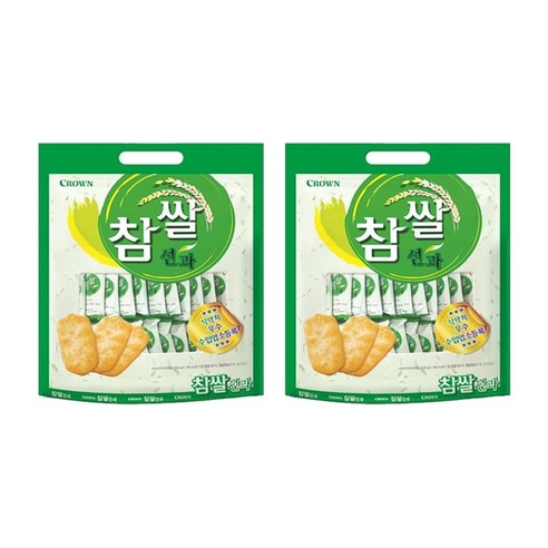 크라운 참쌀선과, 253g, 2개