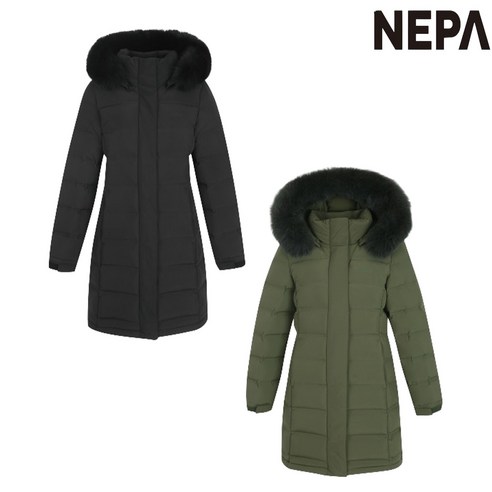 네파 NEPA 여성 겨울 씨즈 튜브 롱 구스다운7I82054 600870