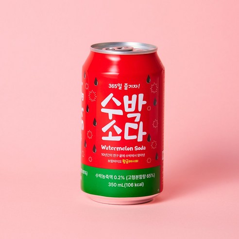 보람바이오 수박소다, 24개, 350ml