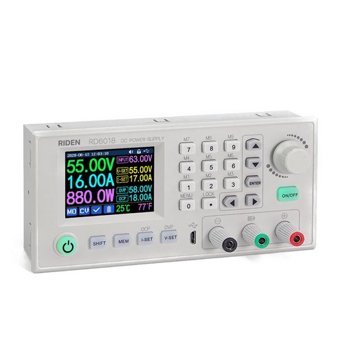 Meterk RD6018 실험 NC 60V DC 스위칭 전원 보전 복원 모듈 RD6018-W (무선 포함) 조절, 6개