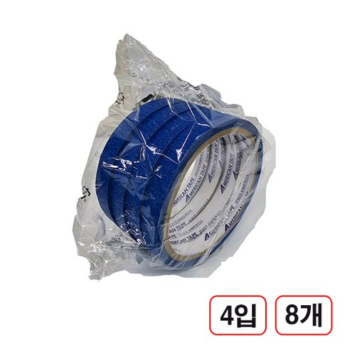 칼라 마스킹테이프 파랑/12mm*10m (4입) 8개