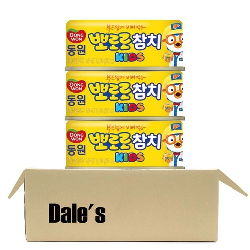 데일즈기획 동원 뽀로로 키즈 참치, 100g, 3개