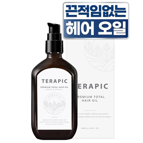 테라픽 프리미엄 토탈 헤어오일, 100ml, 5개