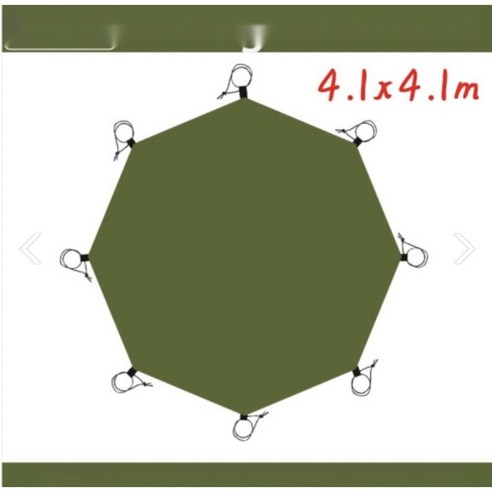 캠핑의 완벽한 마무리, 티피텐트 그라운드 시트