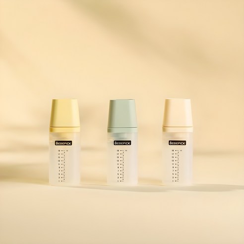 아기의 건강을 지키는 현명한 선택, 베베픽 다회용 실리콘 약병 3P 세트 실리콘물약병