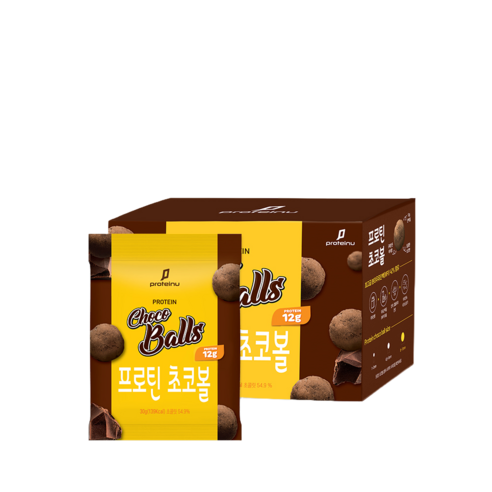 초코볼 180g(30g x 6입) (1Box)(프로틴12g함유)