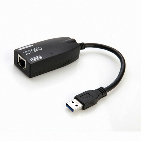 NEXT 노트북 랜선 젠더 USB 랜포트 랜젠더 유선 랜카드, USB3.0 랜카드 2200GU3, 1개