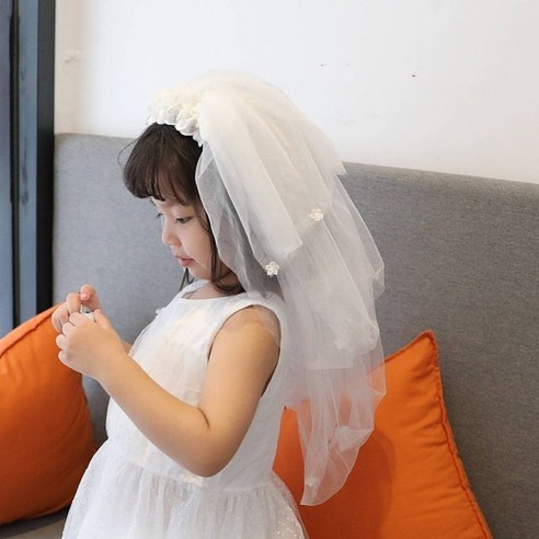 사랑스러운 웨딩 무드를 더하다, 유콩이네 웨딩피치 면사포 머리띠 리뷰 면사포머리띠