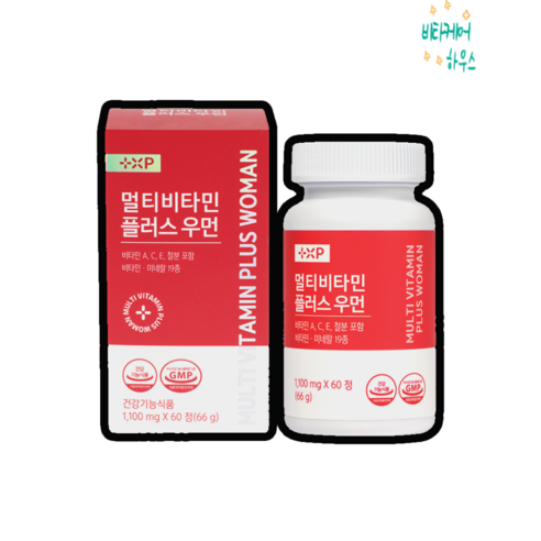 [B.C.H]꼼꼼하게 엄선한 여성 종합 영양 해결책, 1개, 60회분