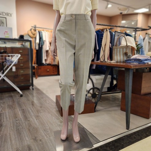 BCBG 틴체크PT 바지 _ B4B4P324 71 [L/BEIGE]
