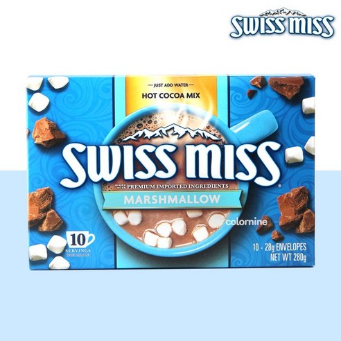 외곽박스찌그러짐 스위스미스 머쉬멜로 코코아믹스, 4개, 10개입, 280g