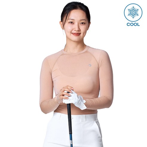 여성 골프 이너웨어 라운드넥