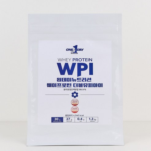 깔끔하고 순수한 단백질, 원데이뉴트리션 웨이프로틴 WPI 포대유청