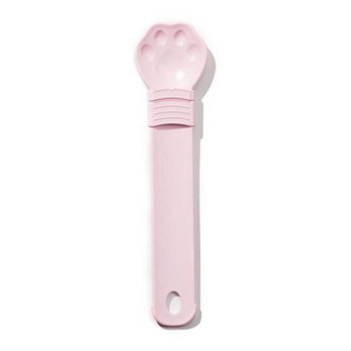 코숏만세 고양이 츄르스푼 츄르짜개, 핑크, 1개