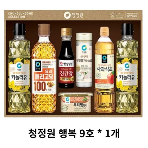 청정원 행복 9호 선물세트, 25개