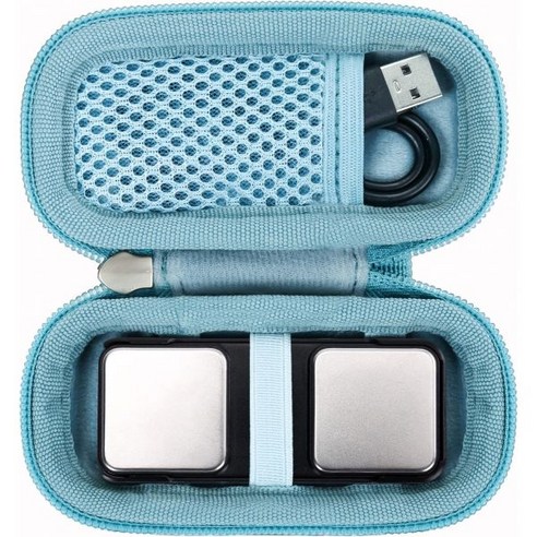 Khanka 하드케이스 AliveCor Kardia Mobile ECG/Kardia 6L EKG 블루2, White