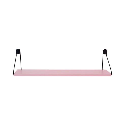 [위주]다꼬핀 듀얼벽지핀 무타공 선반 600mm, 1세트, 핑크